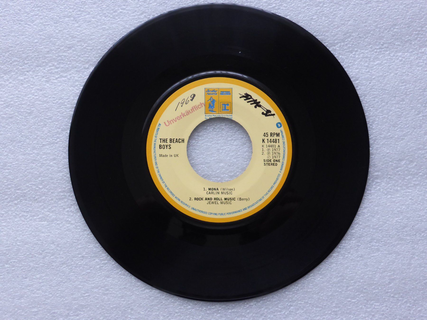 Schallplatten: Vinyl Single   EP  THE BEACH BOYS – Gebraucht aus Küssnacht am Rigi von Mondkinder 1