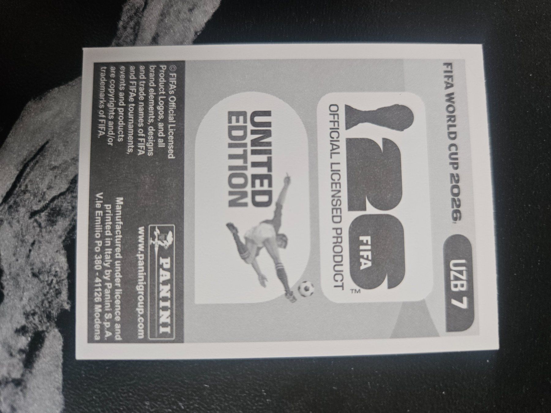 Panini Cartes à collectionner: UZB 7 – D'occasion à Würenlingen par Dinli 1