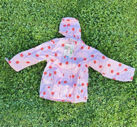 Kinder-Regenjacke Gr. 110/116 - Neu