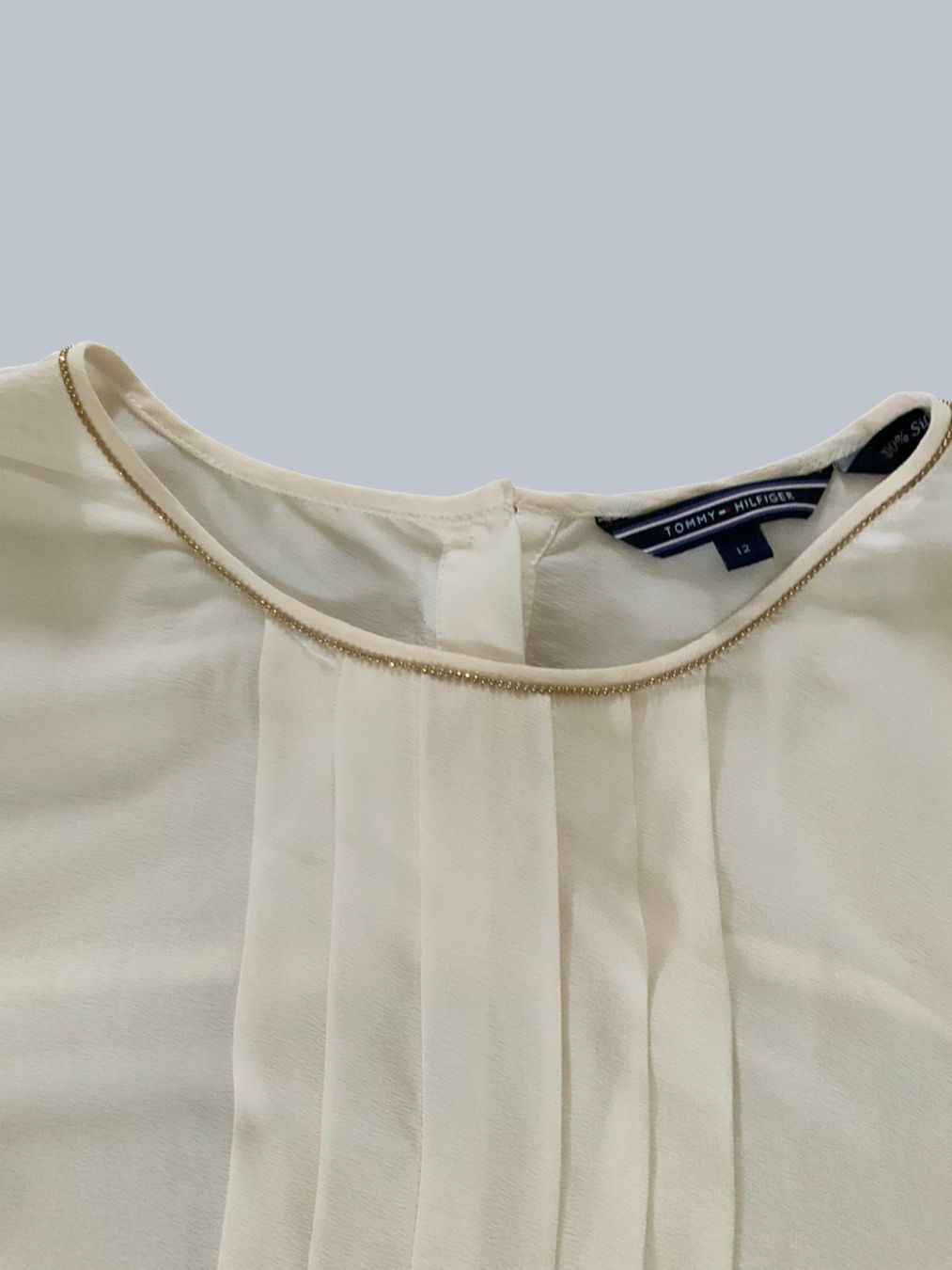 Tommy Hilfiger Camicette: Seidenbluse - Ivory Grösse : 40 / 42 – Nuovo (secondo la descrizione) da Meilen venduto da MaisonSelect 5
