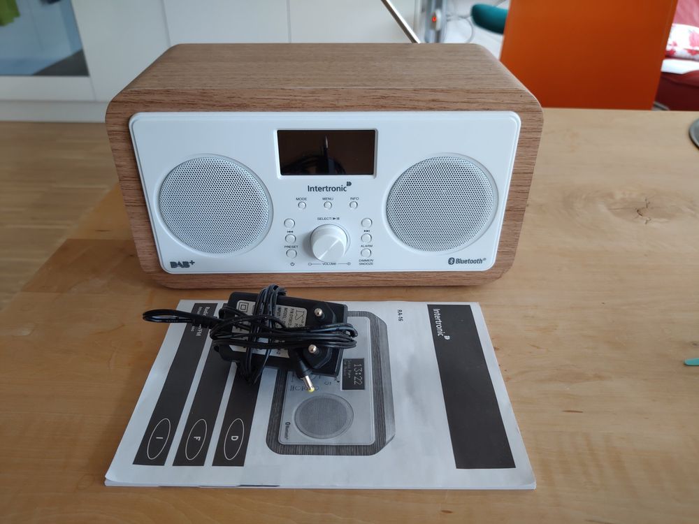 DAB+ Radio / Wecker INTERTRONIC RA-16 (mit Bluetooth + USB) | Kaufen ...