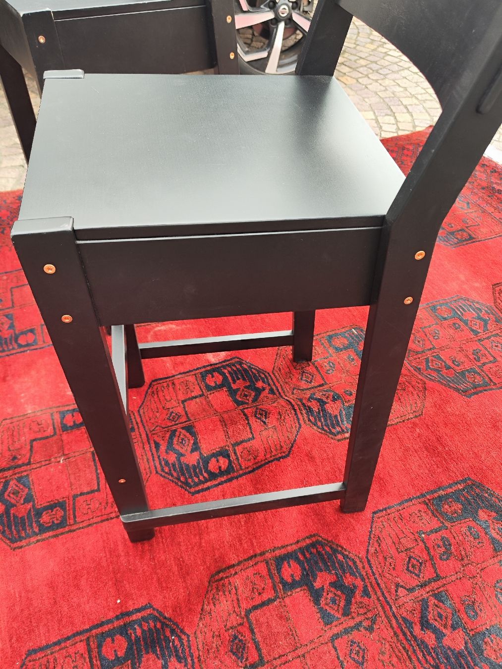 Ikea Sgabelli: Zwei Ikea Barhocker Schwarz – Usato da Uerikon venduto da paloma61 3