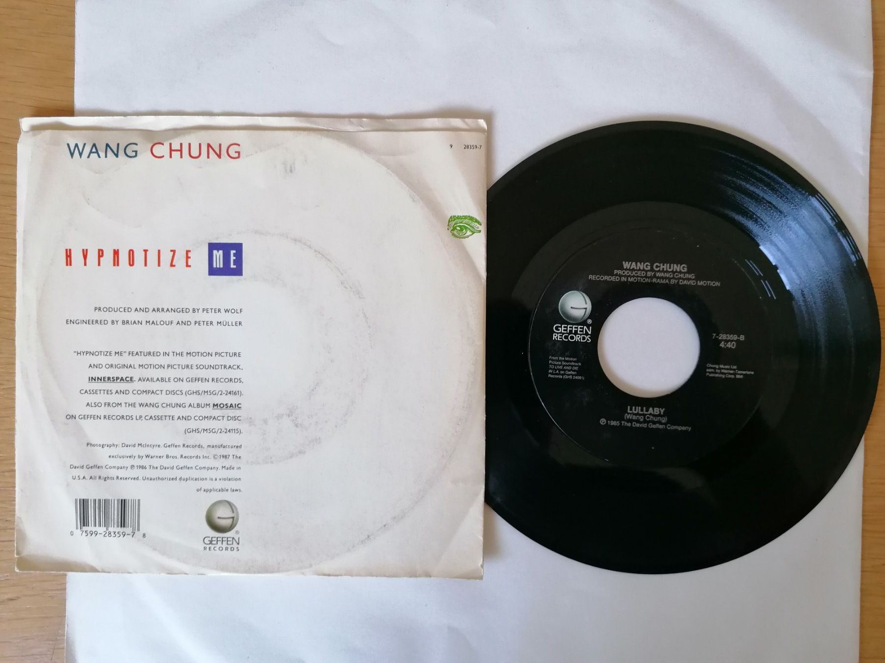 Schallplatten: Wang Chung -- Hypnotize Me – Gebraucht aus Beinwil am See von Funkthesizer 1