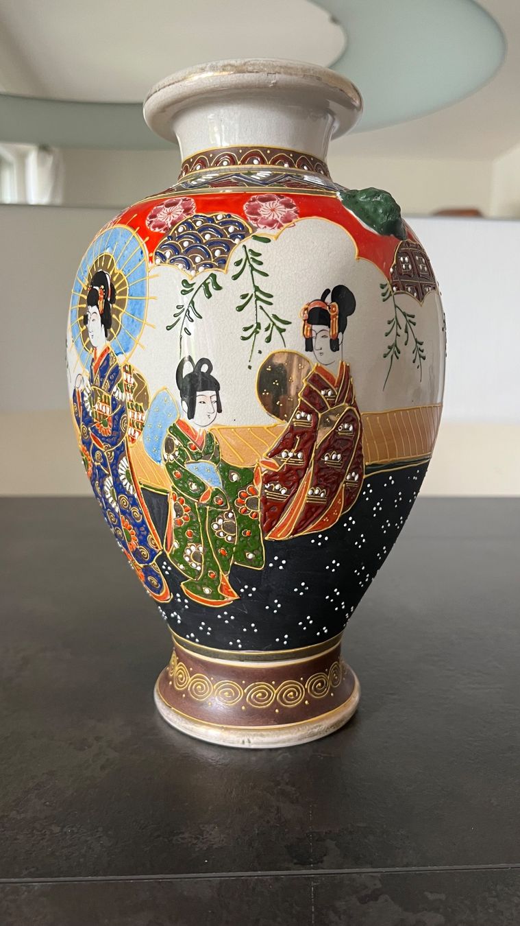 Vasen & Gefässe: VASE SATSUMA JAPON 1900 30cm – Gebraucht aus Nyon von stylevintage79 2