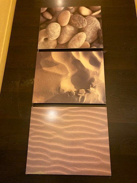 Foto & Immagini: sommer-bild 3-er-serie sand, stein – Usato da Schwarzenberg LU venduto da kindler007