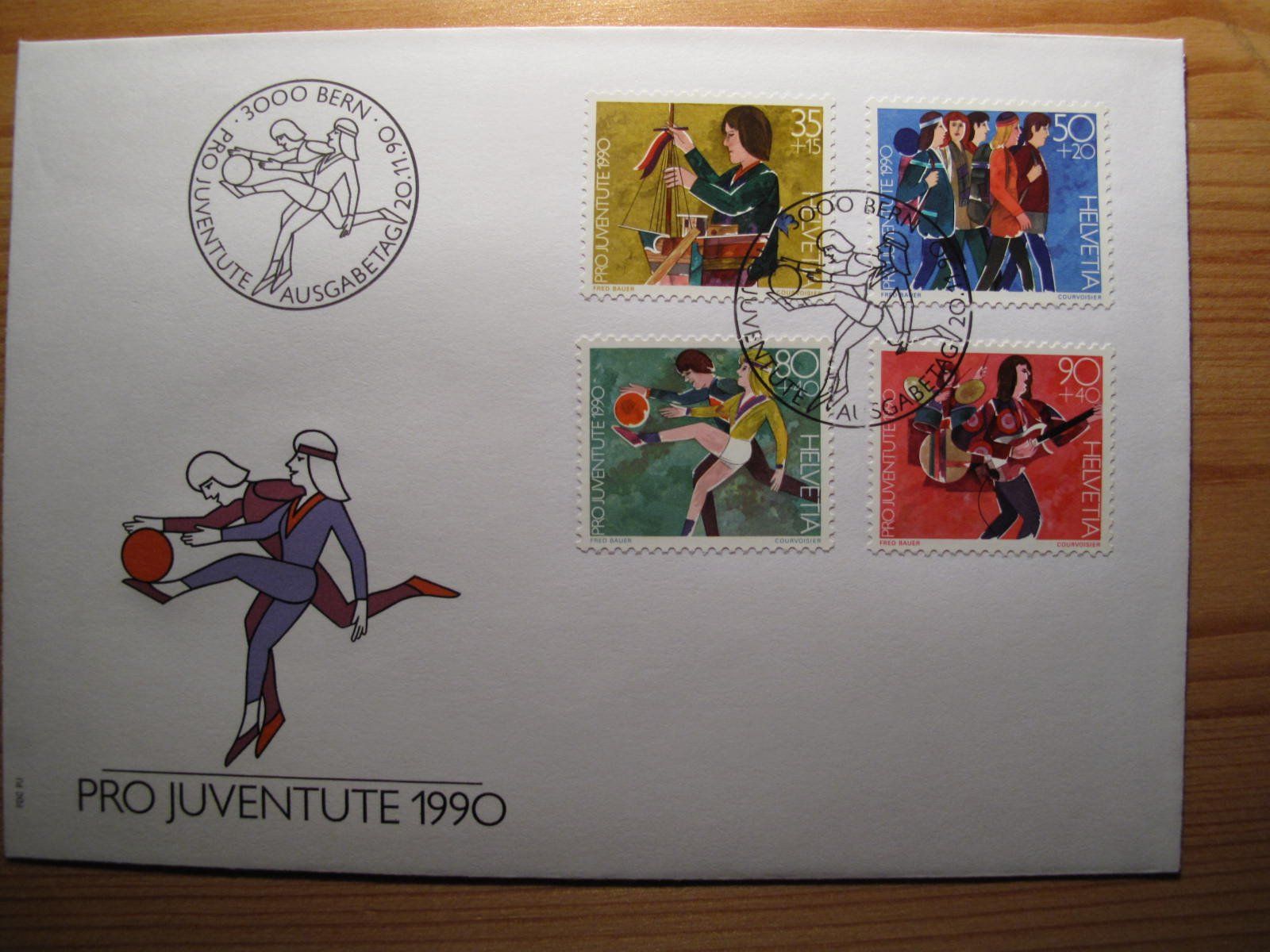 Tutti i francobolli: Pro Juventute 1990 FDC – Usato da Wil SG venduto da fva01