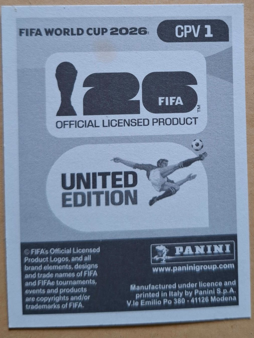 Panini Carte collezionabili: WM 2026 Paninibild Nr. CPV1 – Nuovo (secondo la descrizione) da Rotkreuz venduto da keerthdi 1