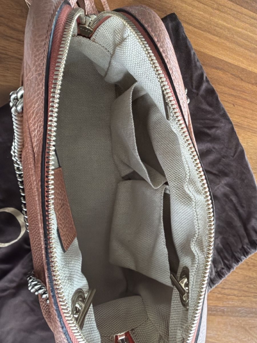 Gucci Borse da donna: Gucci Soho Tasche Leder Bronce – Usato da Gwatt (Thun) venduto da well 2