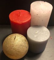 4 x Weihnachts Kerzen