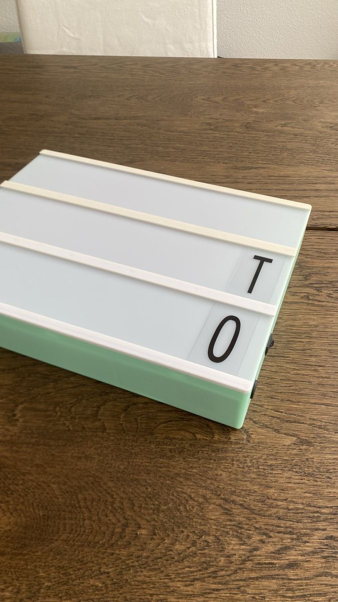 Tutte le decorazioni: LED Letter Light Box Leuchtbuchstaben Boc mint/türkis – Usato da Hochwald venduto da _biene_ 8