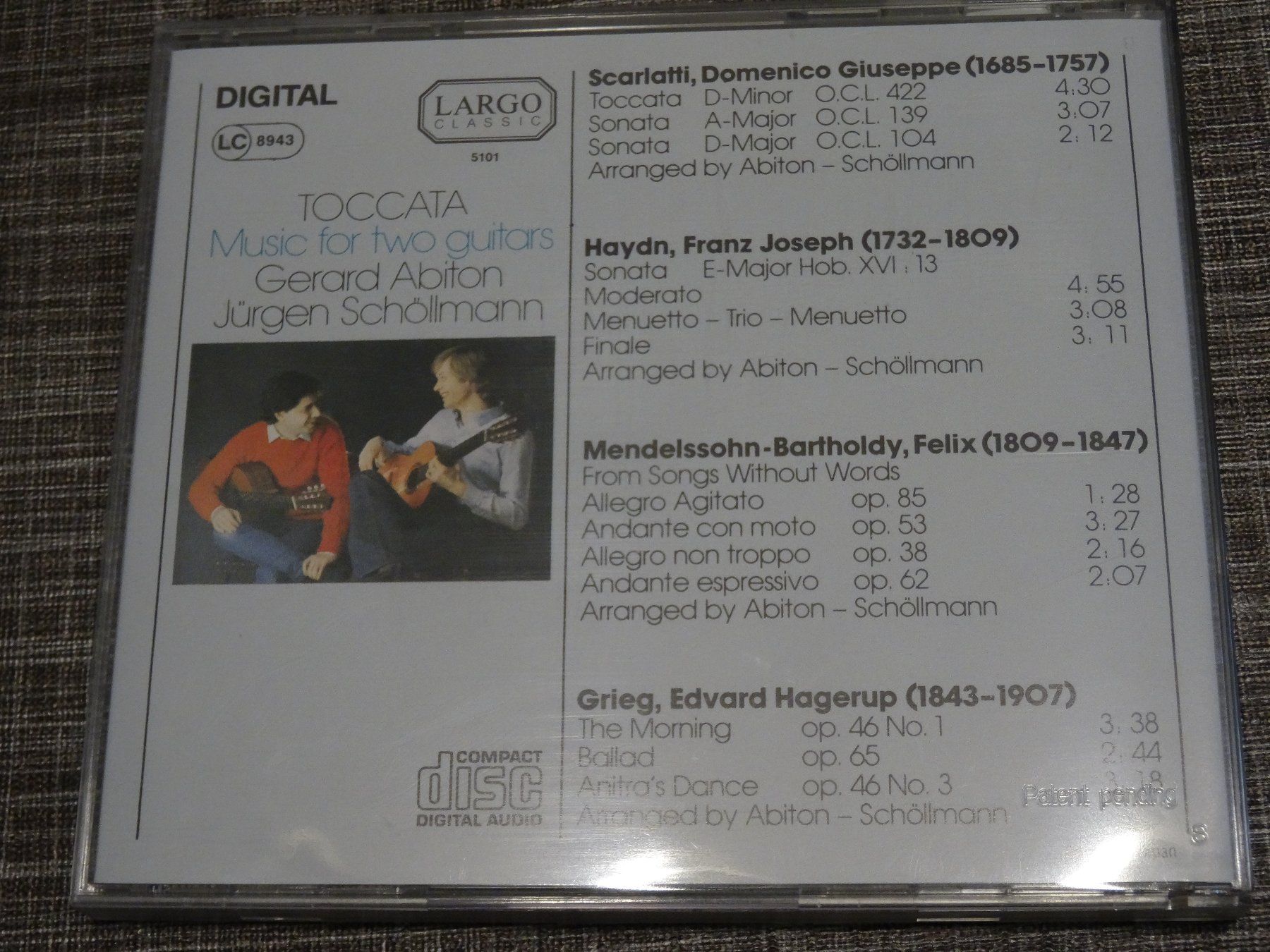 CD: Toccata CD – Usato da Olten venduto da Disc-Ausverkauf 1