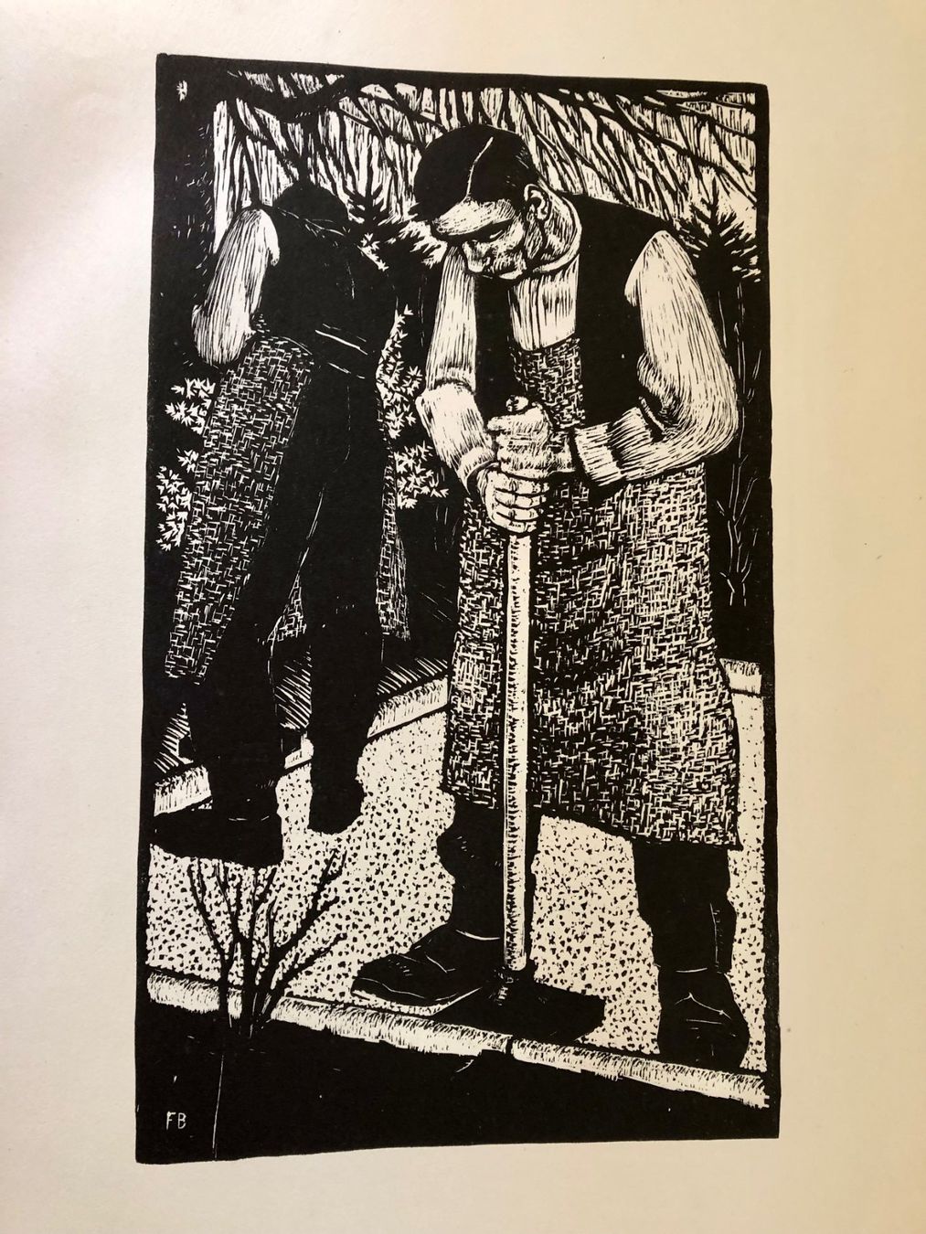 Xilografie: Buch "Holzschnitte" von Fritz Buchser – Usato da Winterthur venduto da Barunggeli 6