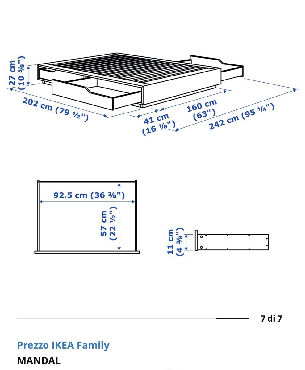 Letti: Bett Mandal Ikea  – Usato da Hünenberg See venduto da ali_q8xk 3