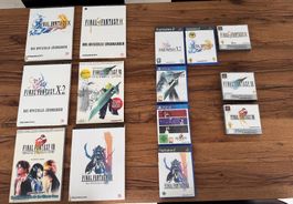 Final Fantasy Sammlung mit Lösungsbücher IX-XII VII+VIII