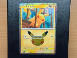 Pikachu (036/128) (14/30) - 30ᵉ Anniversaire - 30C FR