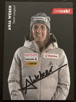 Autogrammkarte Anja Weber - Schweizer Langlaeuferin Top!