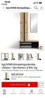 1 woche alte kompackgarderobe mit spigel
