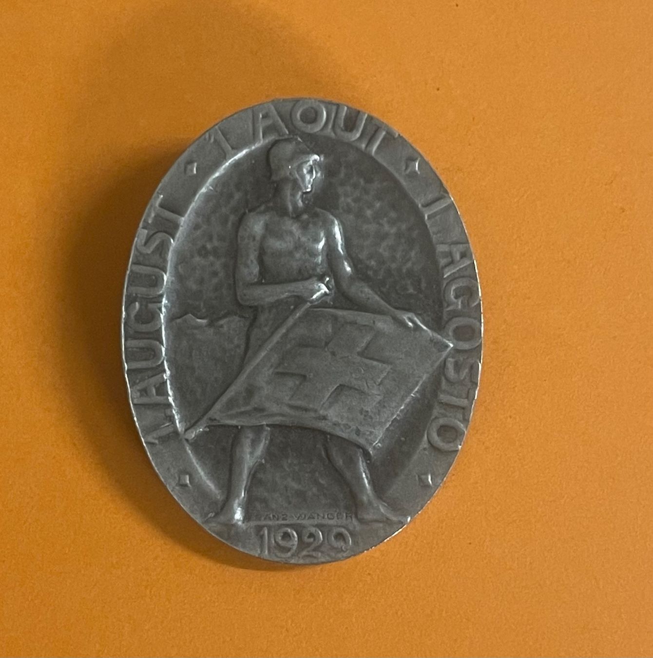 Medaillen: 5x Jubiläumsplakette 1. August 1929 – Gebraucht aus Bremgarten AG von Schussi 2