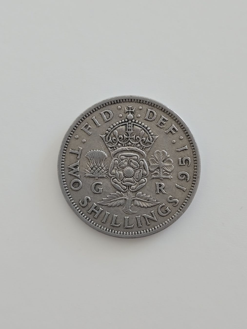 Tutti le monete: Münze Two Shilling 1951 – Usato da Leissigen venduto da No-Da
