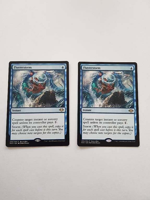 Carte collezionabili: Magic the Gathering 2xFlusterstorm – Nuovo e nell'imballaggio originale da Sennhof venduto da Thorgal77