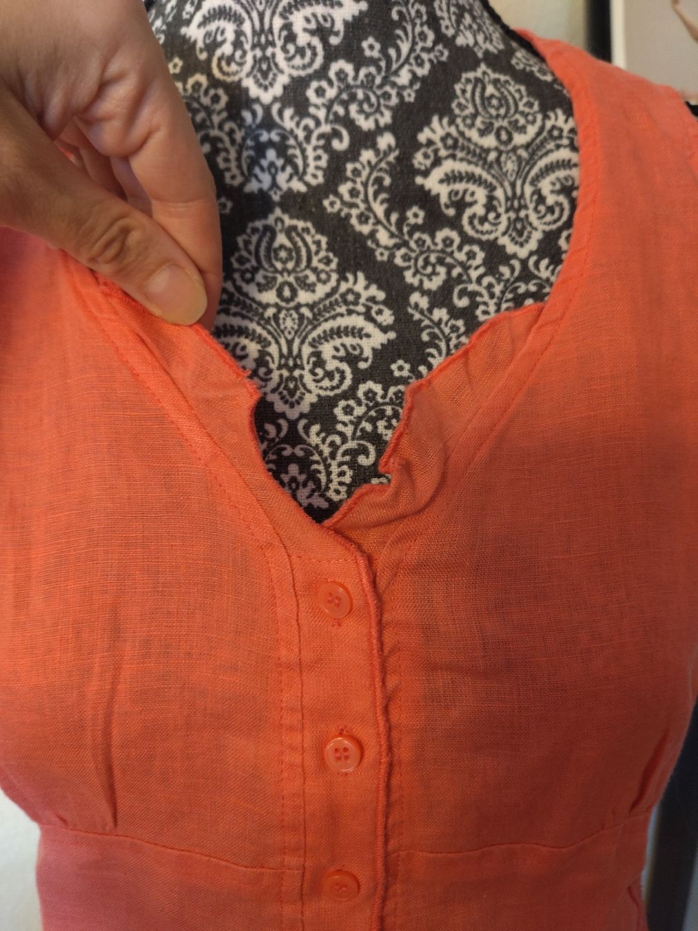 Top: Vest-Top aus 100% Leinen Gr. 36 – Nuovo (secondo la descrizione) da Zollikofen venduto da Tini031 1