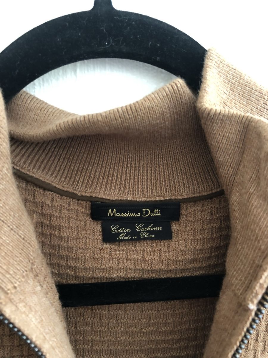 Massimo Dutti Maglioni & Felpe: Pull Massimo Dutti coton cachemire marron fermeture éclair – Usato da Ecublens VD venduto da eww_mvr8 1