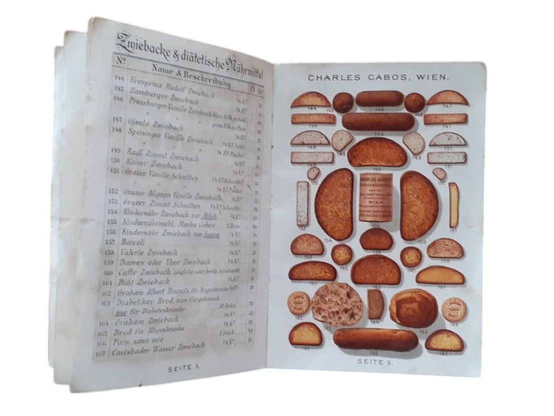 Documenti: Werbung Katalog Bäckerei um 1889 – Usato da Mörschwil venduto da aik_x8mc 3