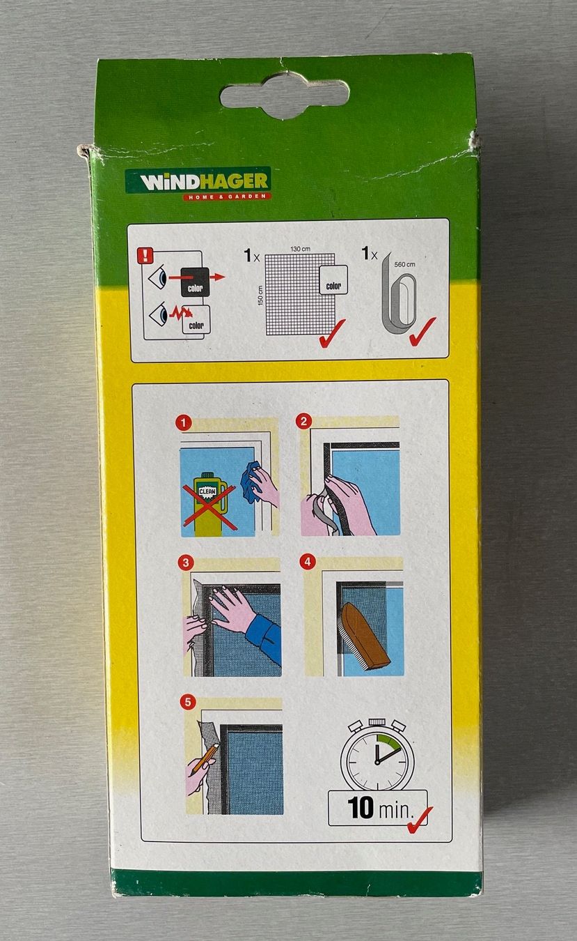 Sonstiges für Haushalt & Wohnen: WINDHAGER-Fliegengitter (130 x 150 cm) – Gebraucht aus Buchs SG von Handyman77 1