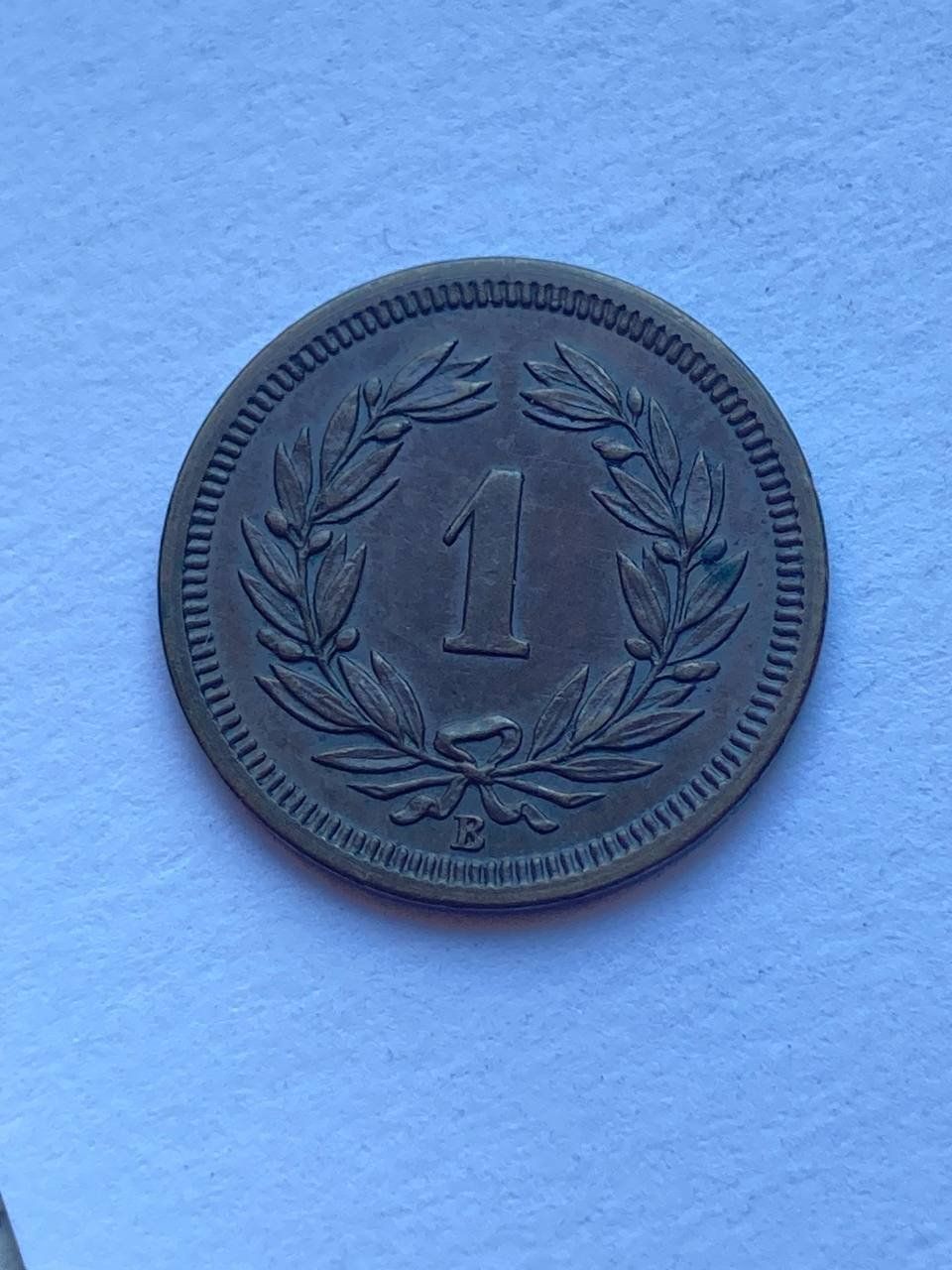 Alle Münzen: Schweiz 1 Rappen 1866 – Gebraucht aus Muralto von manueldisaba01 1