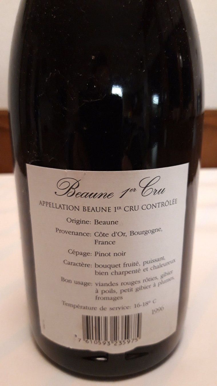 Vino: Wein, Beaune 1er Cru 1996 – Nuovo (secondo la descrizione) da Escholzmatt venduto da Widar 3