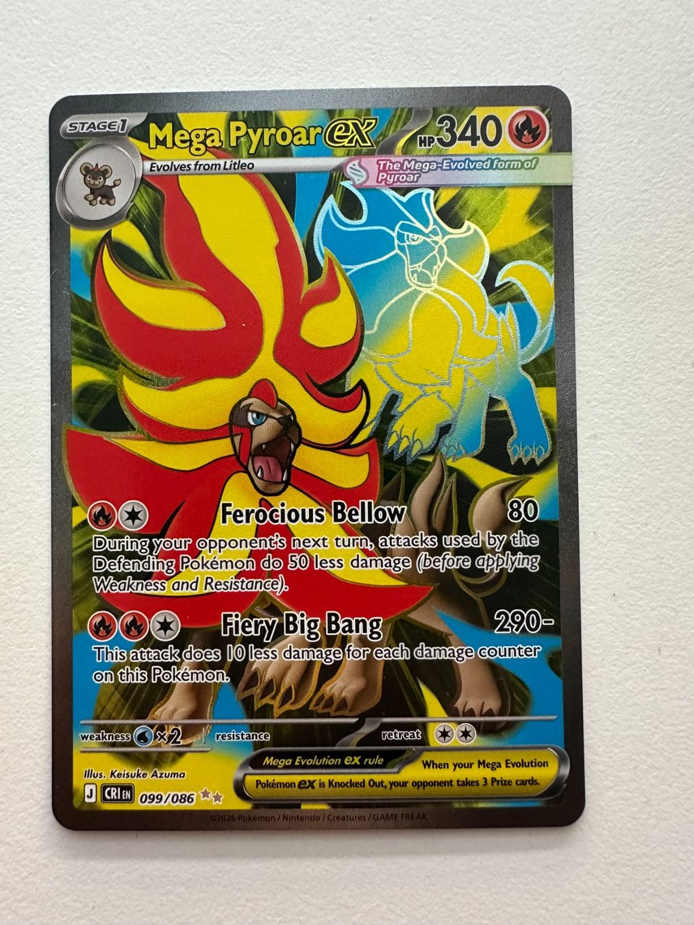Pokémon Cartes à collectionner: Pokémon Karte Meag Pyroar ex – D'occasion à Zug par Supervamp