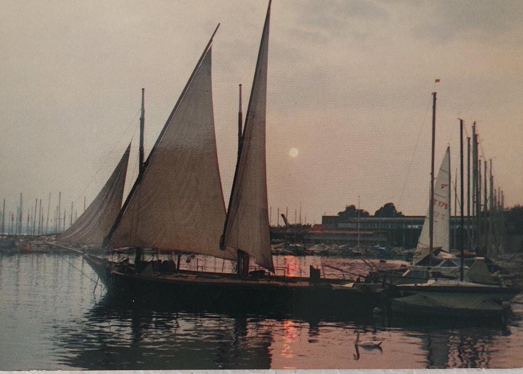 Cartoline postali: LAC LEMAN - Barque "La Vaudoise" – Usato da Delémont venduto da Domdom1