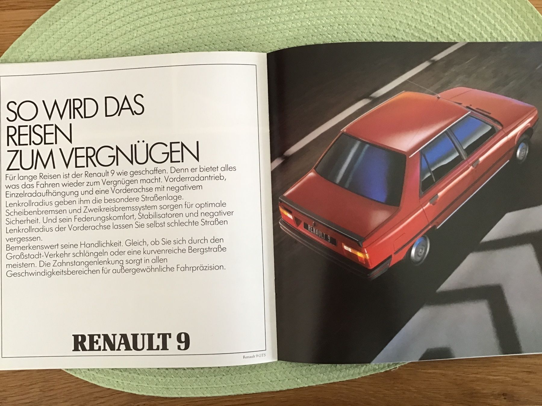 Renault Documenti: Renault 9 Verkaufsprospekt 36 Seiten – Usato da Scherzingen venduto da Starseller62 7