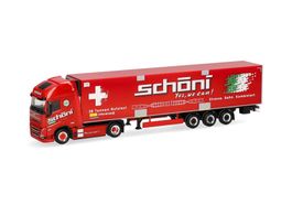 1:87 Herpa Volvo FH GL XL Electric Kühlkoffer-Sz "Schöni"