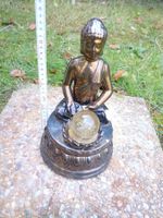Buddha Figur mit Kugel dekoration gebraucht