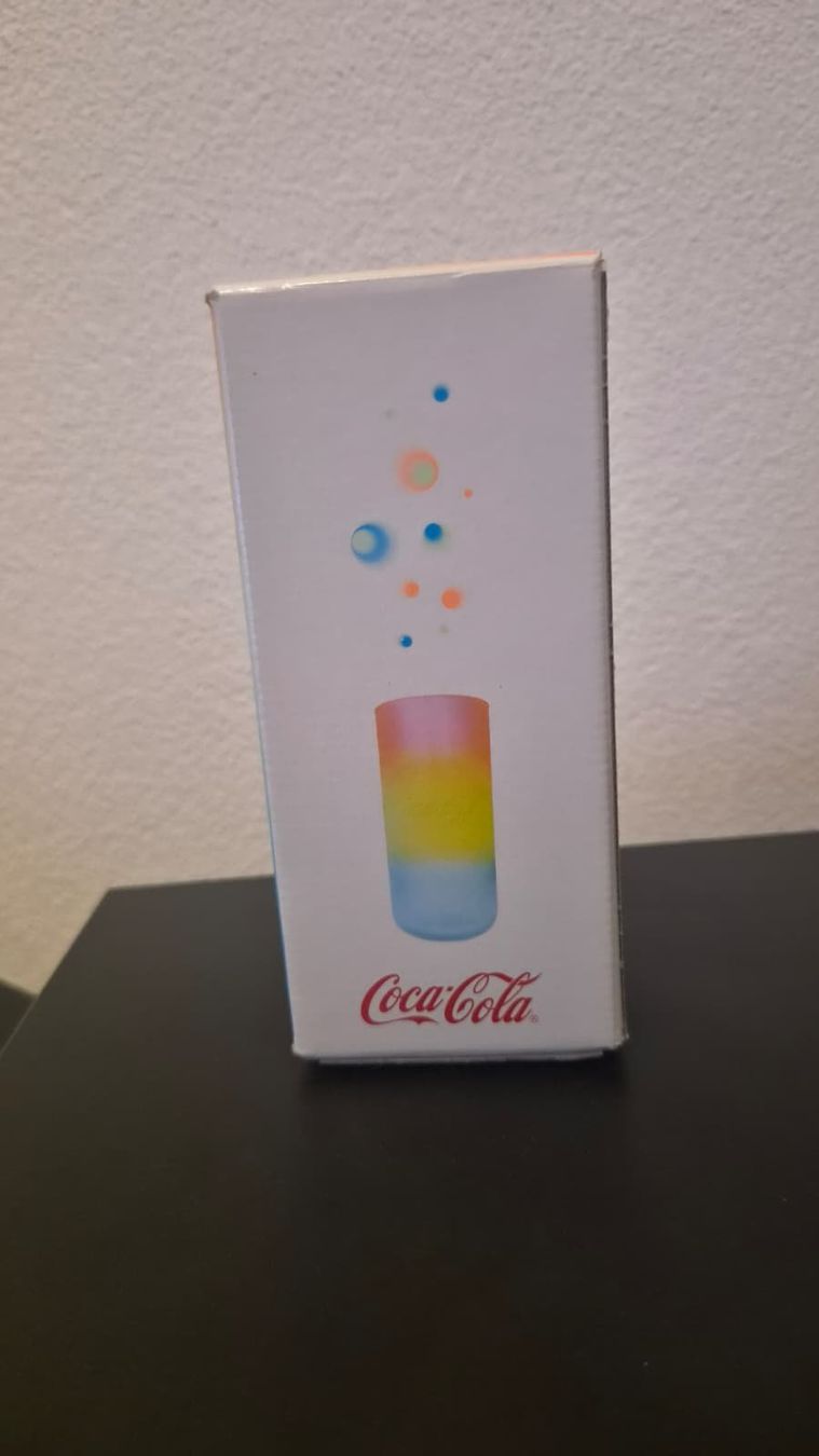 Coca-Cola Bicchieri: McDonald’s Rainbow Glas – Nuovo e nell'imballaggio originale da Alpnach Dorf venduto da dario1234 3