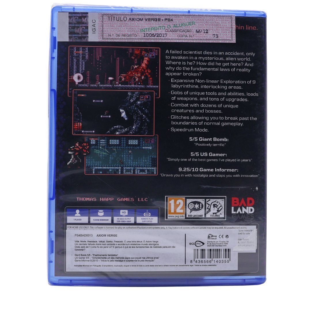 Spiele: Axiom Verge - PS4 - NEW – Neu und originalverpackt aus Paudex von dindeboy 1