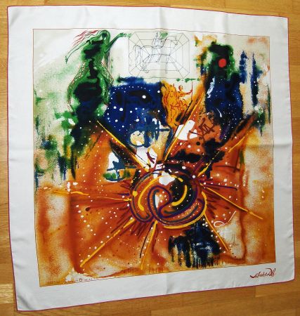 Seiden Foulard Salvador Dali limitierte Auflage