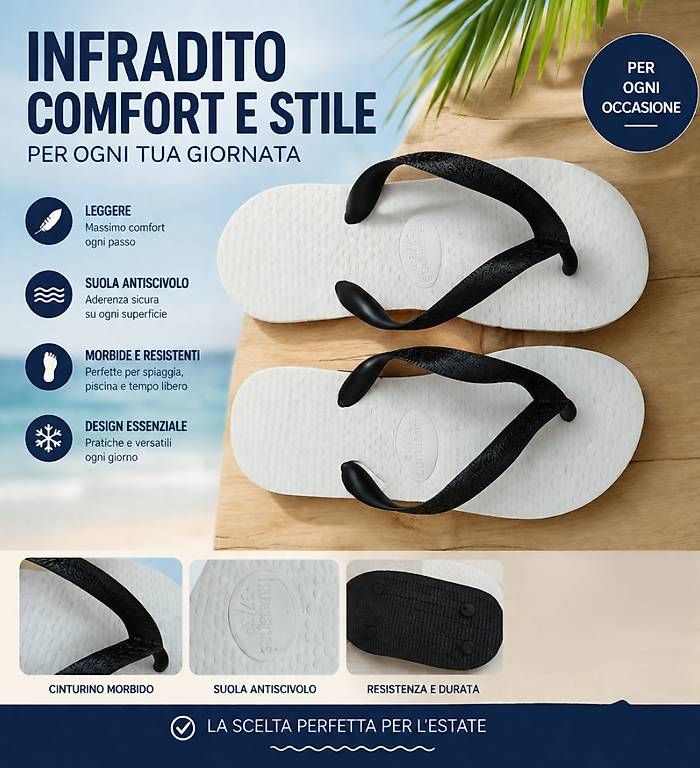 Havaianas Scarpe da uomo: Infradito Havaianas – Nuovo (secondo la descrizione) da Davesco-Soragno venduto da Mia_sii