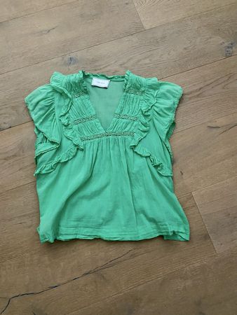 NEO NOIR Jaylas Voile Top Gruen Groesse 38 neuwertig