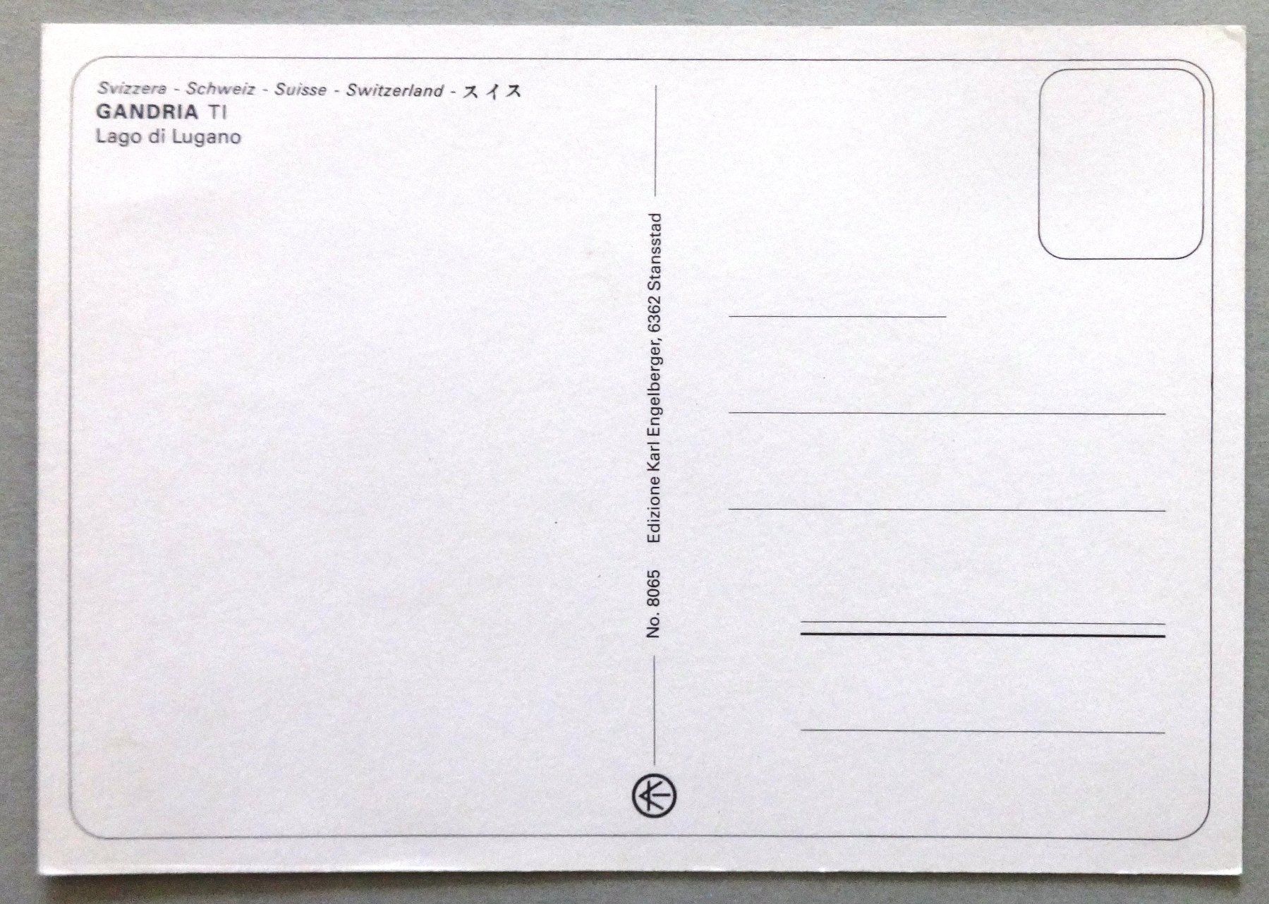 Cartoline postali: Gandria - Lago di Lugano – Usato da Fétigny venduto da Billy2miny 1