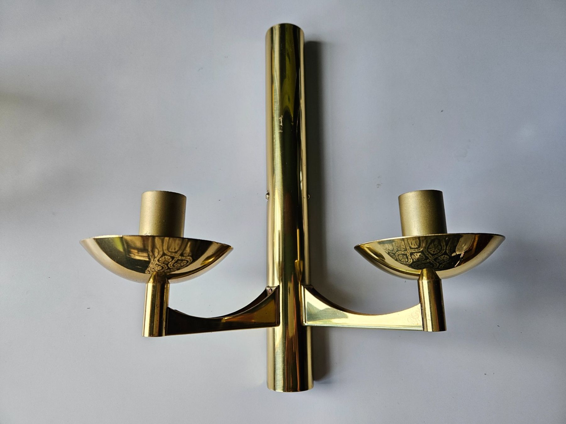 Lampen: Applique double Honsel - Space Age - globes ambrés – Gebraucht aus Echandens von annegug 2