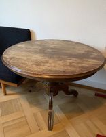 Runder Tisch Massivholz 105 cm Durchmesser
