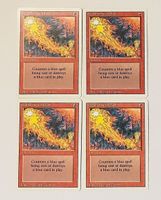 Magic The Gathering Red Elemental Blast 4x Revised