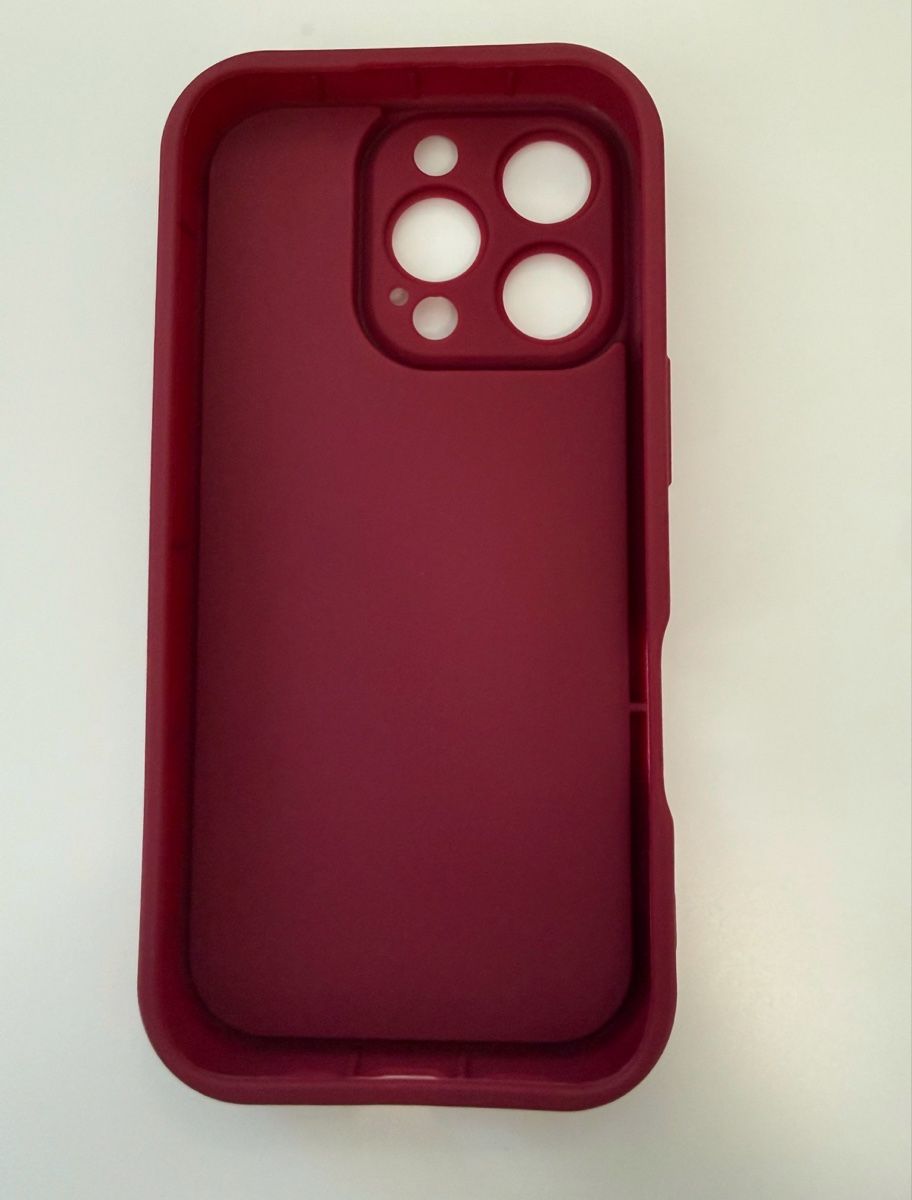 Apple Cover & Protezioni schermo: Handyhülle dunkelrot Rose iPhone 16 Pro neu – Nuovo (secondo la descrizione) da Buchrain venduto da mel_8xc2 1
