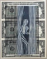 KeC: Behind the Money, Geldkunst, Echte Dollars, UNIKAT