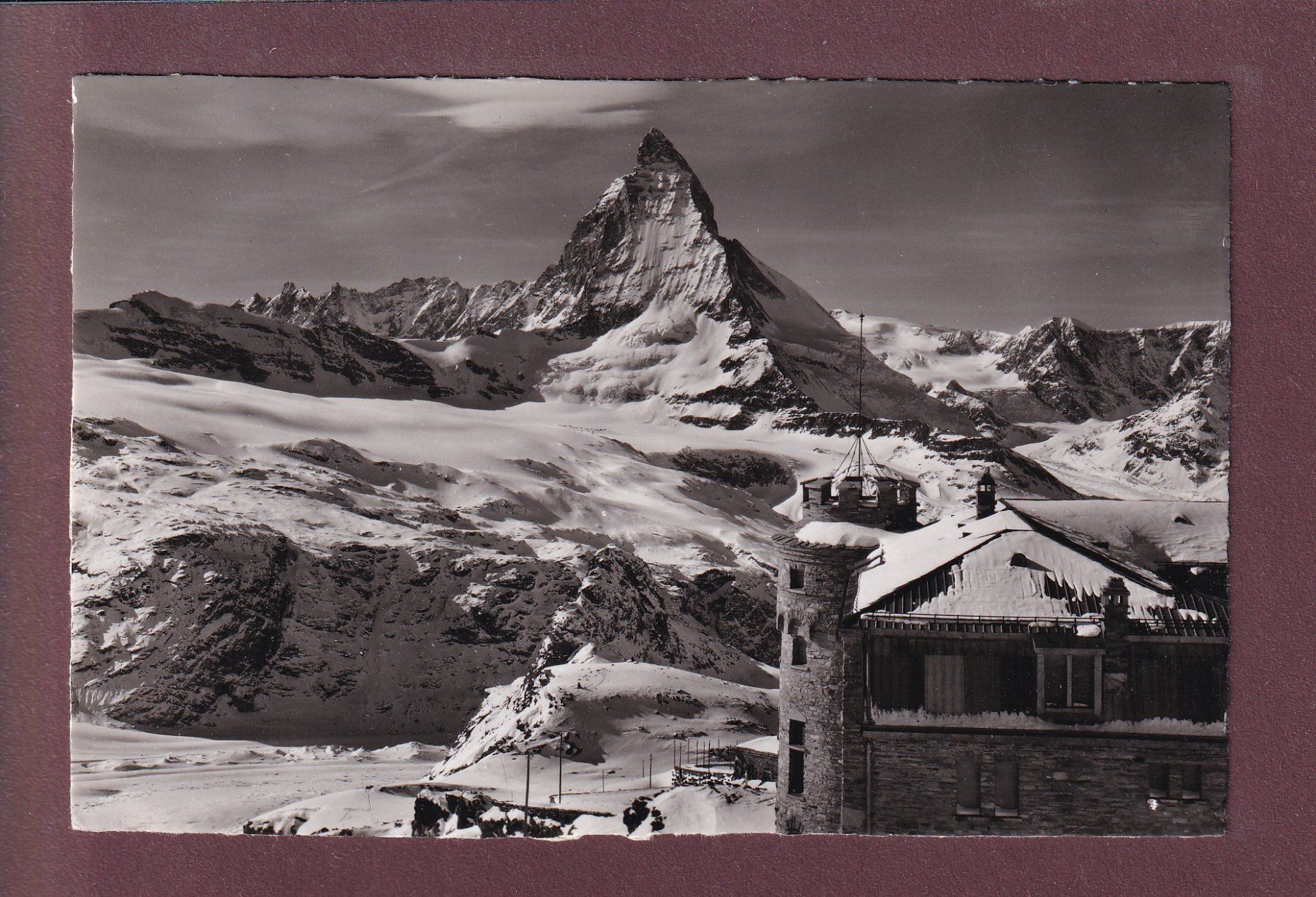 Cartoline postali: Hotel GORNERGRAT - Matterhorn – Usato da Pully venduto da nicecards