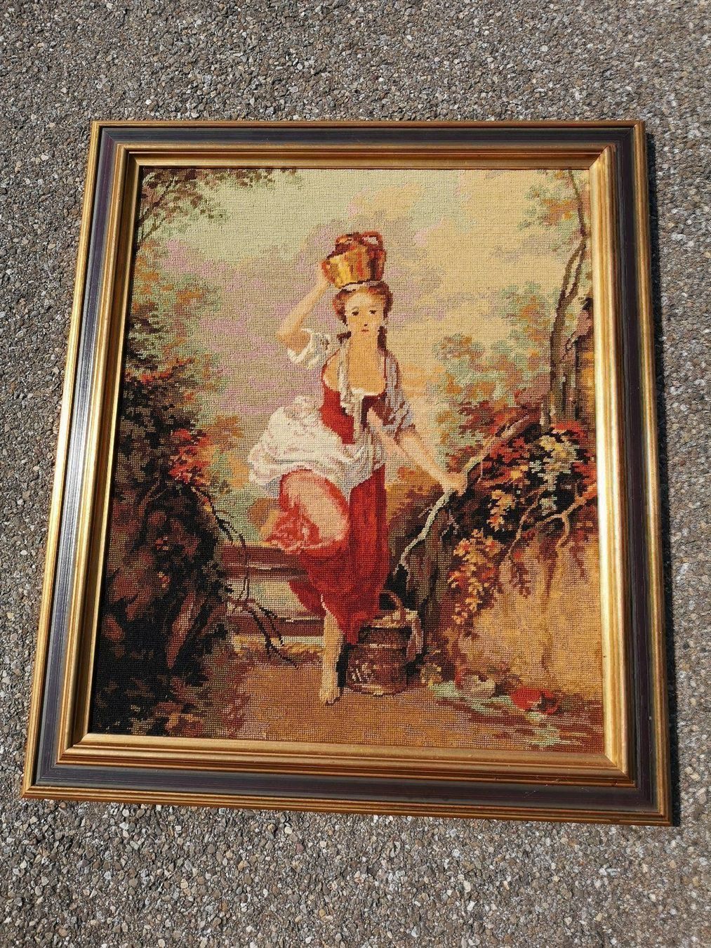 Foto & Immagini: Handgesticktes eingerahmtes Gobelin Bild – Usato da Wallisellen venduto da Eugenio 3