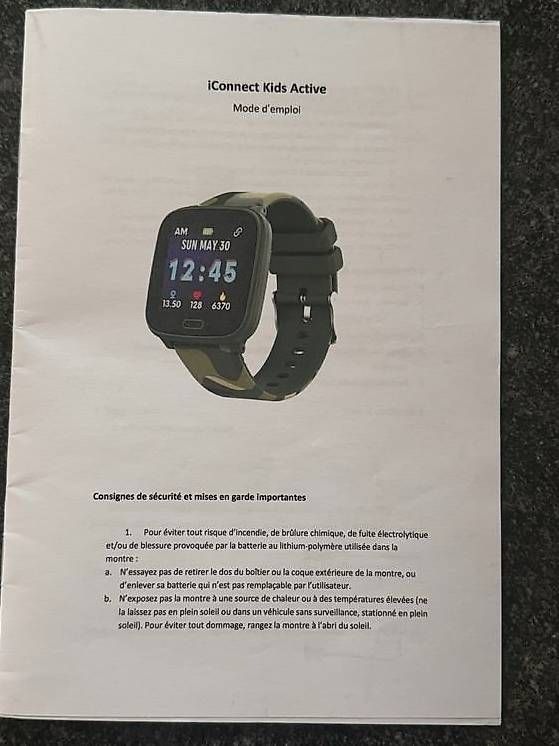 Smartwatch: Smartwatch: Montre connectée iConnect Kids Active – Gebraucht aus Tolochenaz von pidouxj 1