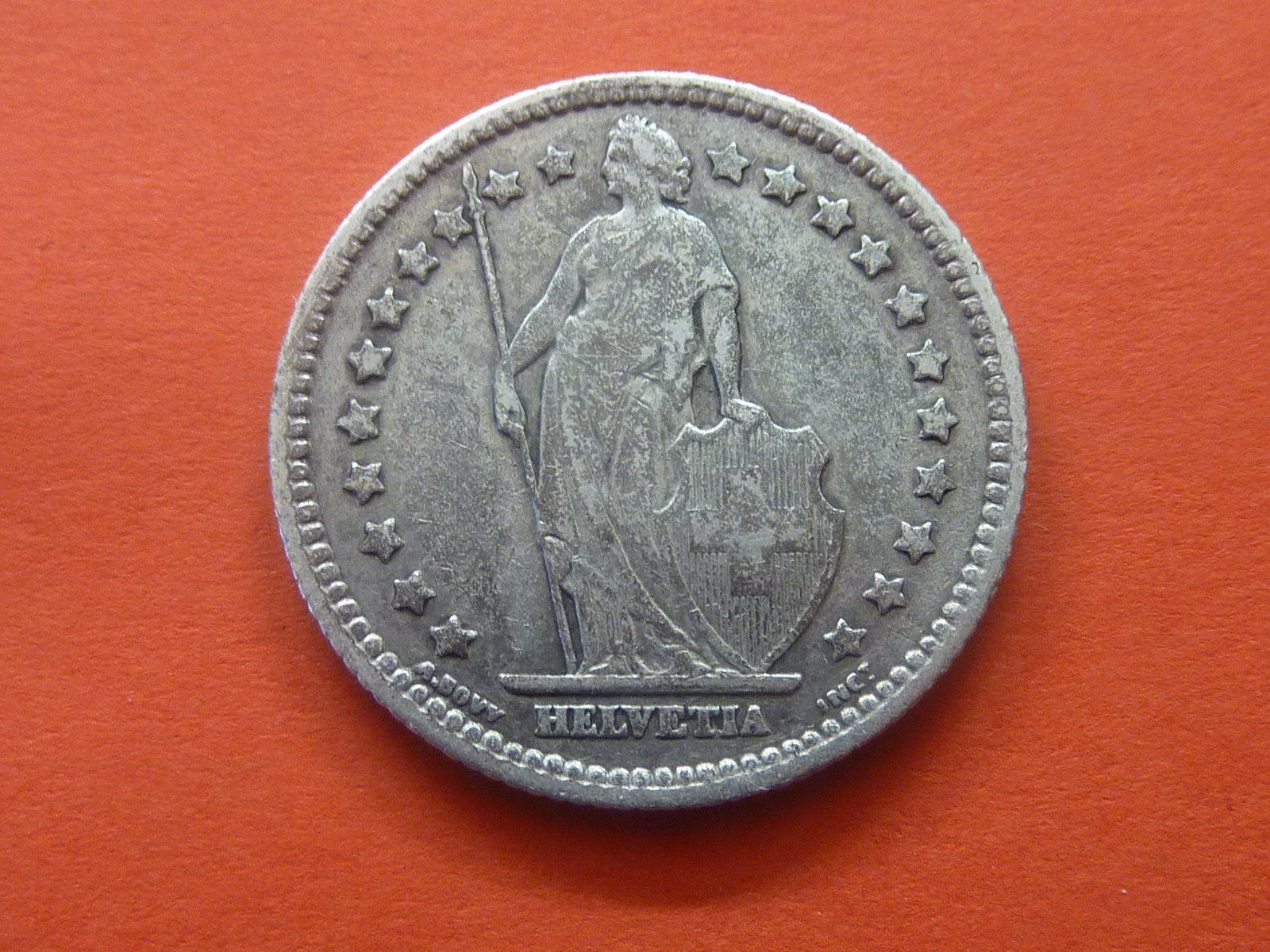 Tutti le monete: Silber 1 Fr. 1875  -  Ungereinigt  - – Usato da Seon venduto da aee_7gpz 1
